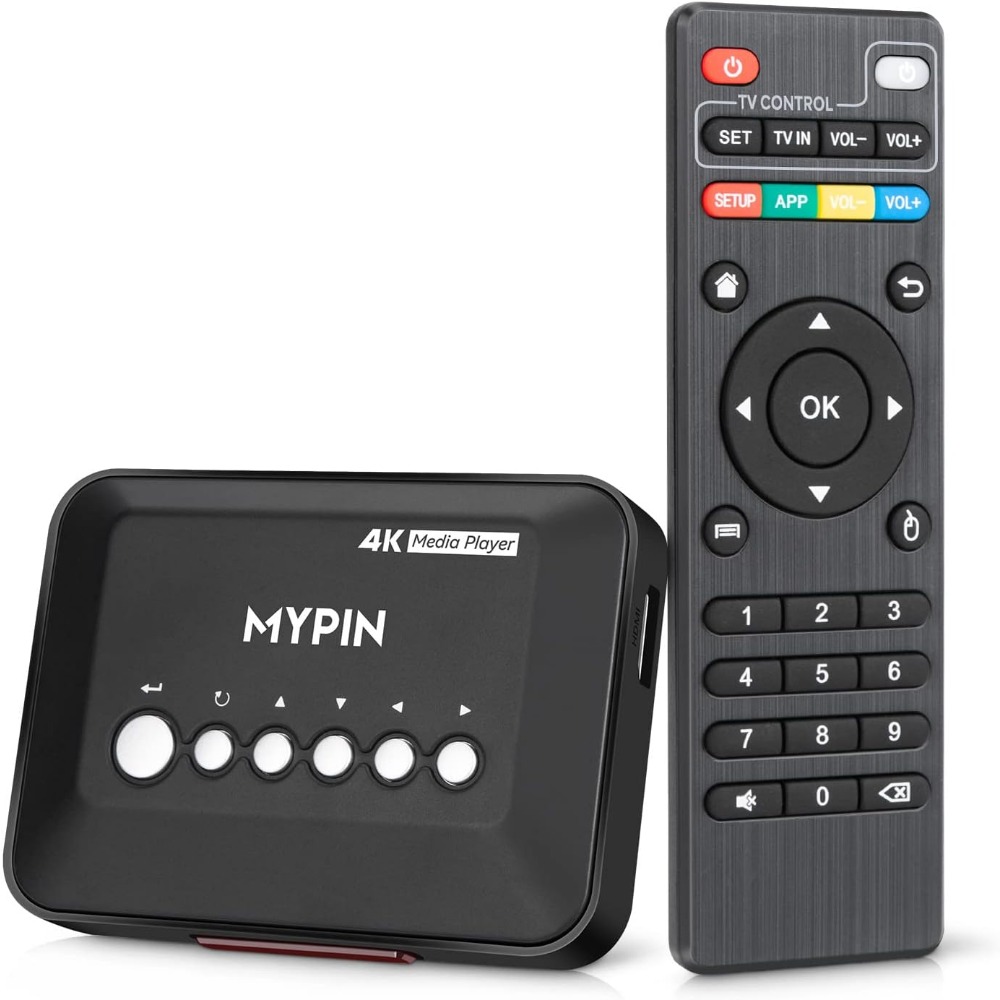 4K Media Player - เครื่องเล่นมีเดีย HDMI 4K 30Hz รองรับการเล่นไฟล์จากฮาร์ดดิสก์ 14TB/USB