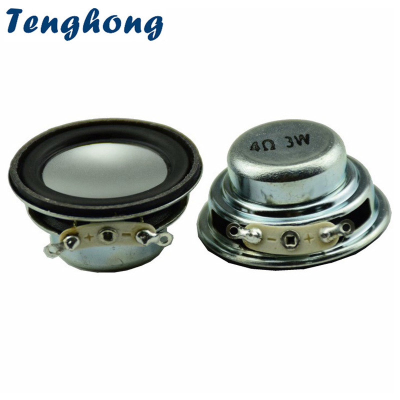 Home Cinema Complet - 2pcs 36MM Mini แบบพกพาลําโพงเสียง 4 โอห์ม