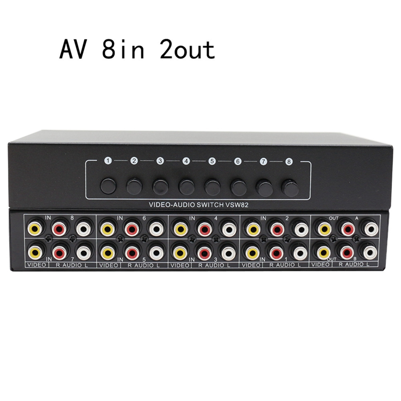 Home Cinema Video Processor - A73E-8 ใน 2 Out Audio Video