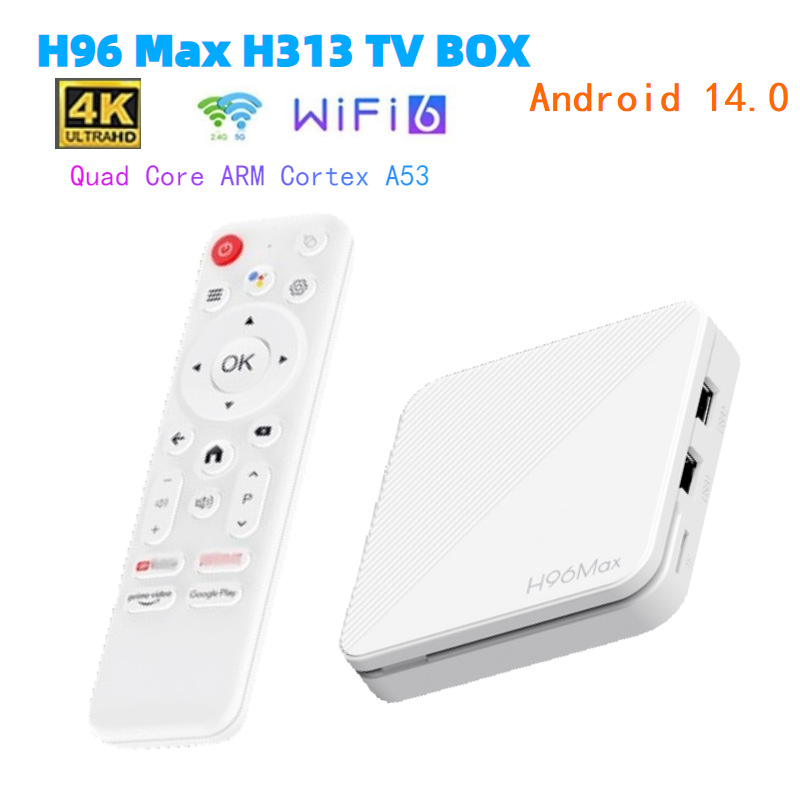 Home Cinema Google - กล่องทีวีอัจฉริยะ H96 MAX Allwinner H313 Quad
