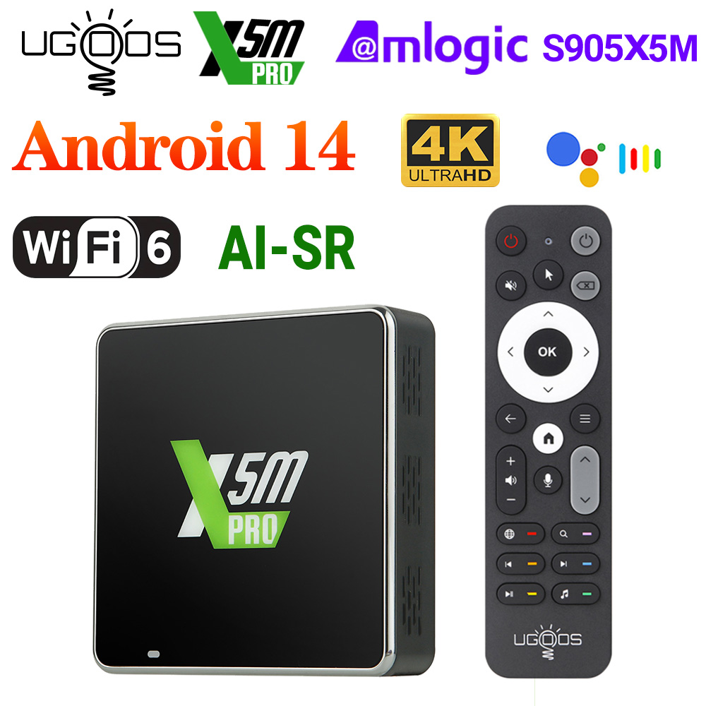 Home Cinema Google - UGOOS X5M Pro S905X5M ระบบปฏิบัติการ Android