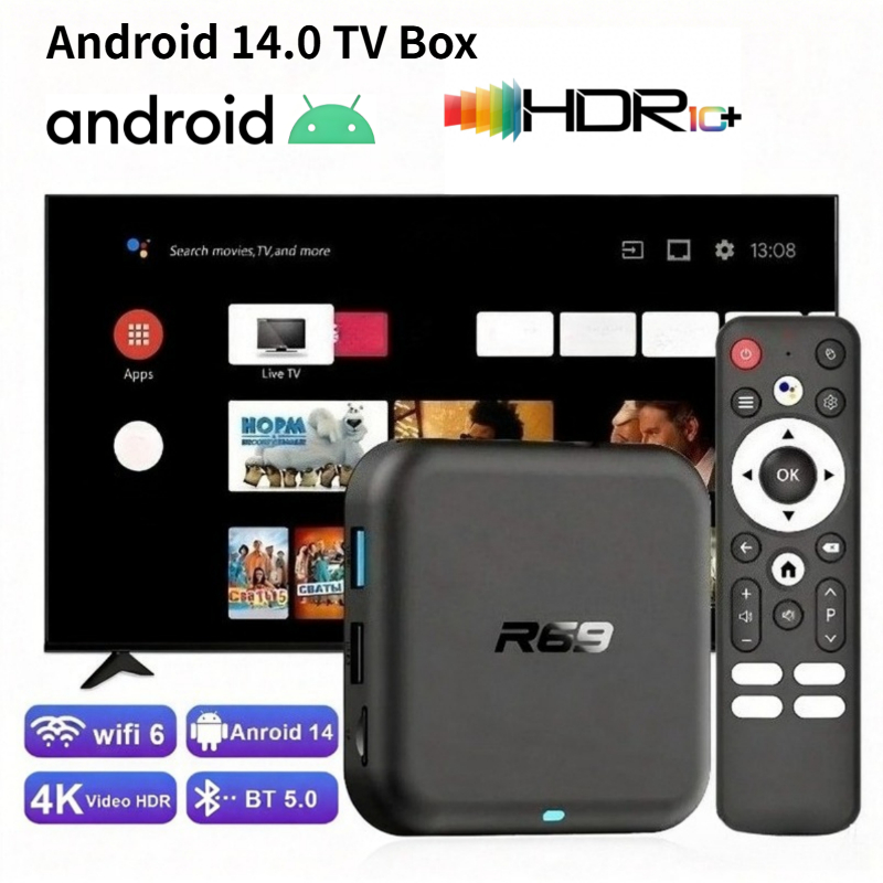 Home Cinema Google - กล่องรับสัญญาณทีวีอัจฉริยะรุ่นใหม่ R69 พร้อมระบบเสียง Google Voice ในตัว
