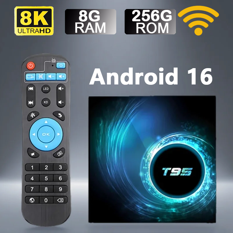 Home Cinema Google - กล่องสมาร์ททีวี T95 Android 16 Allwinner H616