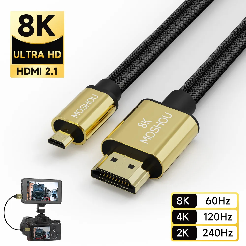 Hdmi Arc Cable - Micro HDMI To HDMI Cable 2.1