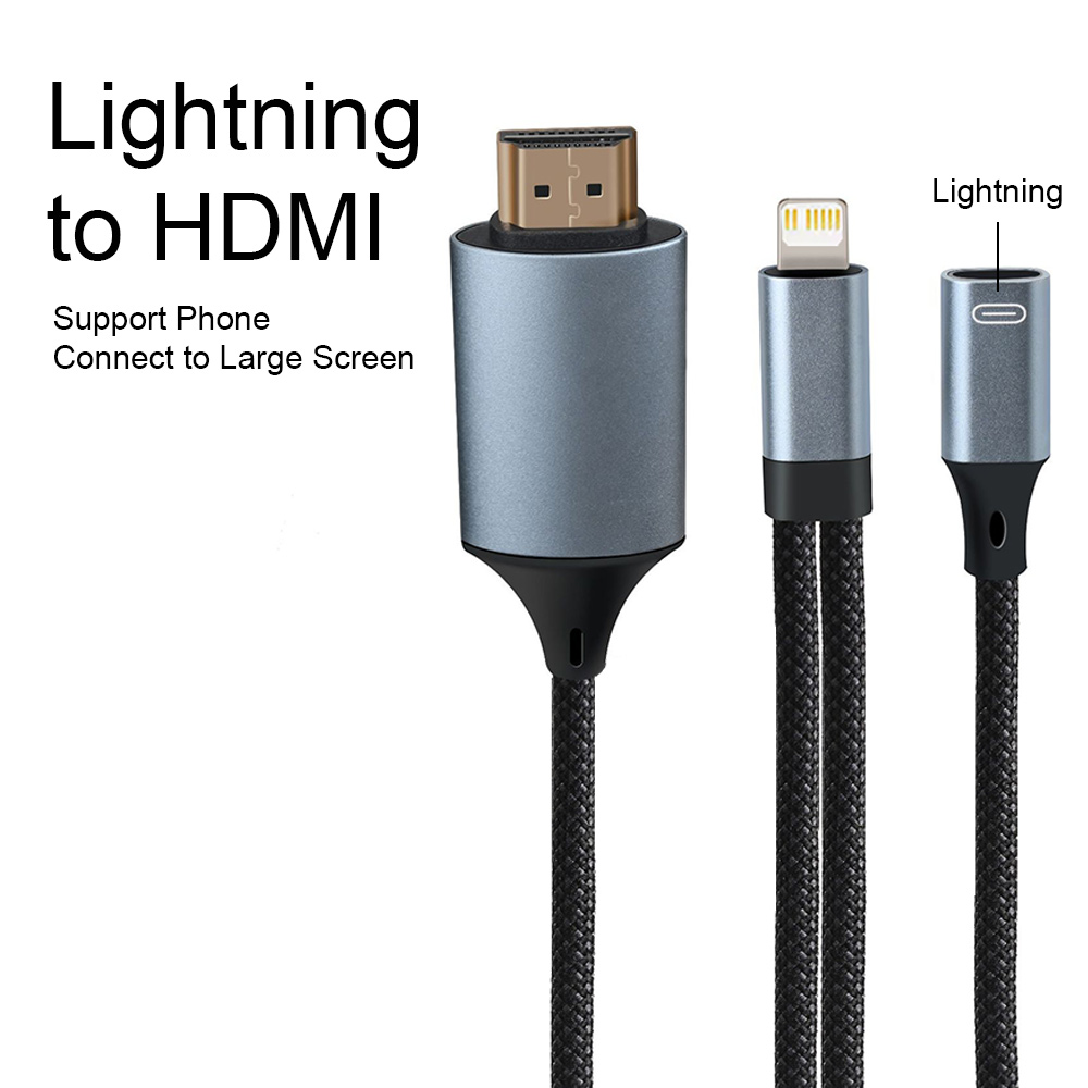 Hdmi Arc Cable - สายเคเบิล Lightning to HDMI สำหรับ iPhone