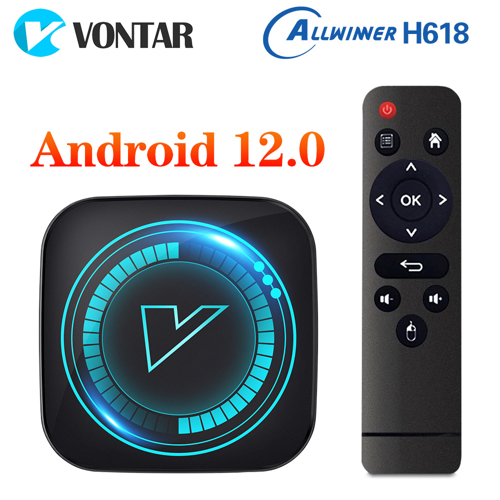 Home Cinema Google - Vontar H618กล่องสมาร์ททีวีแอนดรอยด์12 ALLWINNER Quad Core Cortex