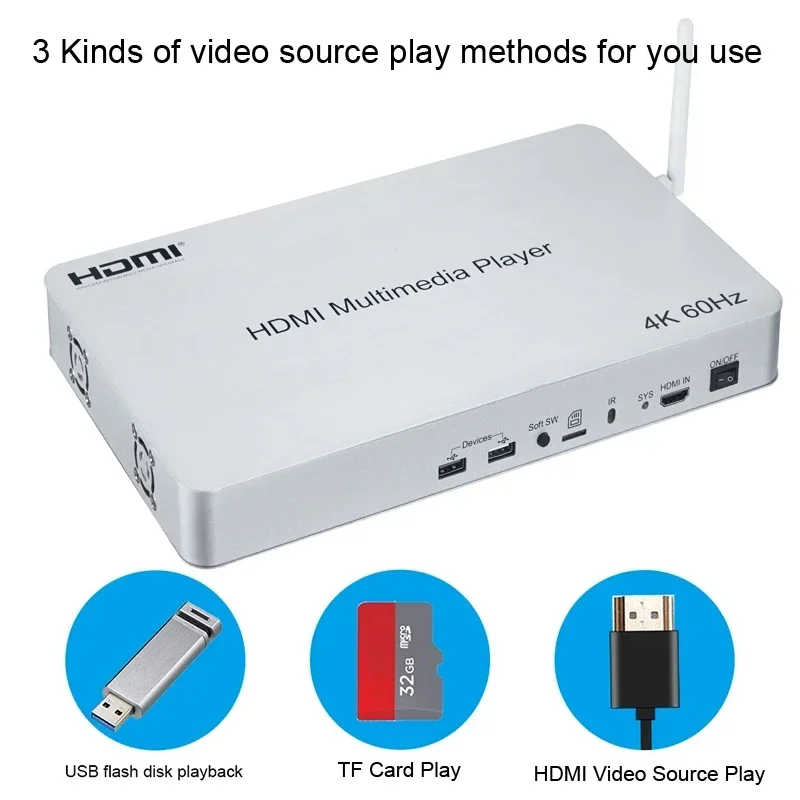 เครื่องเล่นมัลติมีเดีย HDMI 4K - 4K Media Player บทวิจารณ์และราคา
