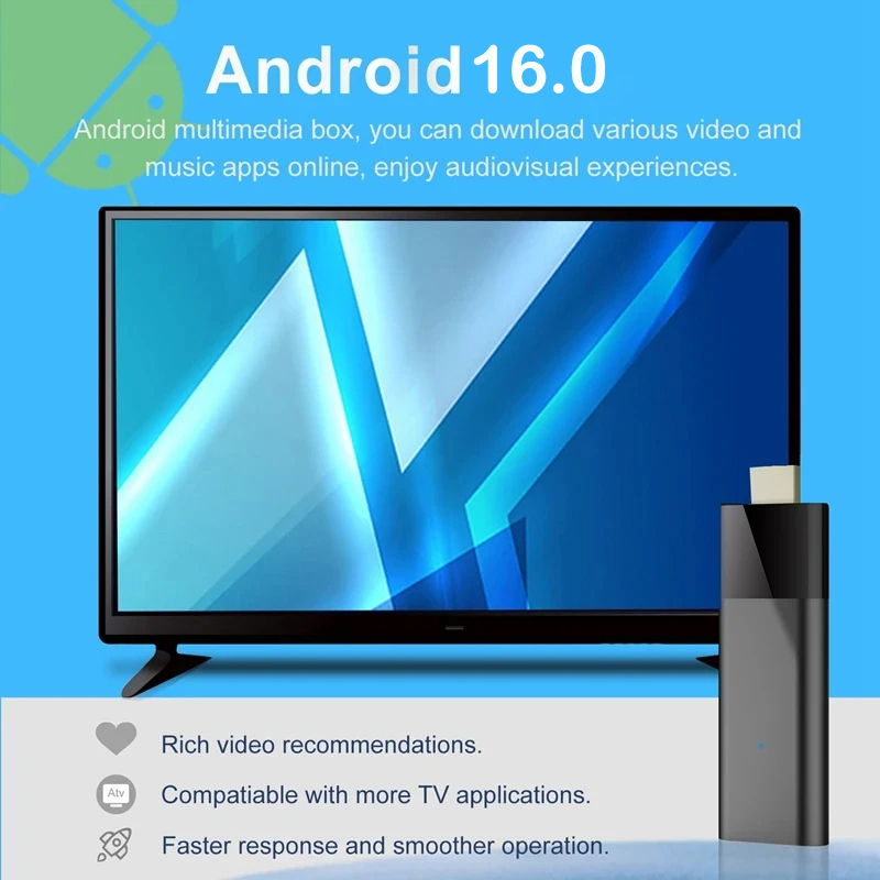 สมาร์ททีวีสติ๊ก Q12 8K Android - 4K Media Player บทวิจารณ์และราคา