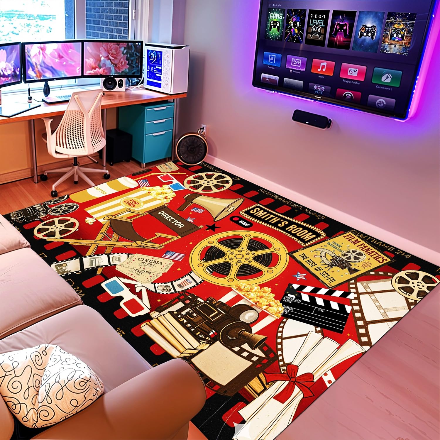 พรมธีมโรงภาพยนตร์แบบกำหนดเอง,  - Home Cinema Flooring บทวิจารณ์และราคา