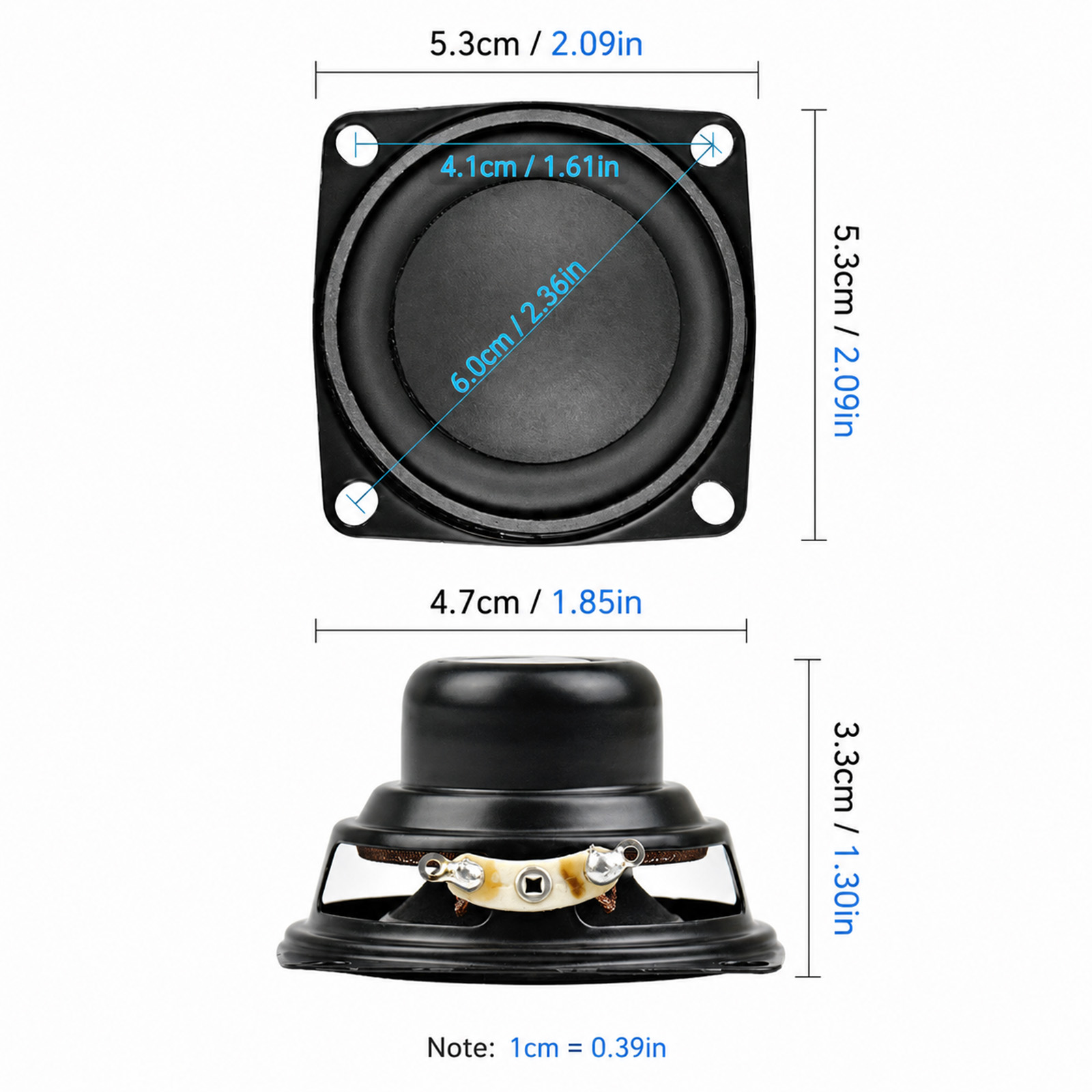 2Pcs 2นิ้ว Mini แบบพกพาลำโพง4O - Home Cinema Complet บทวิจารณ์และราคา