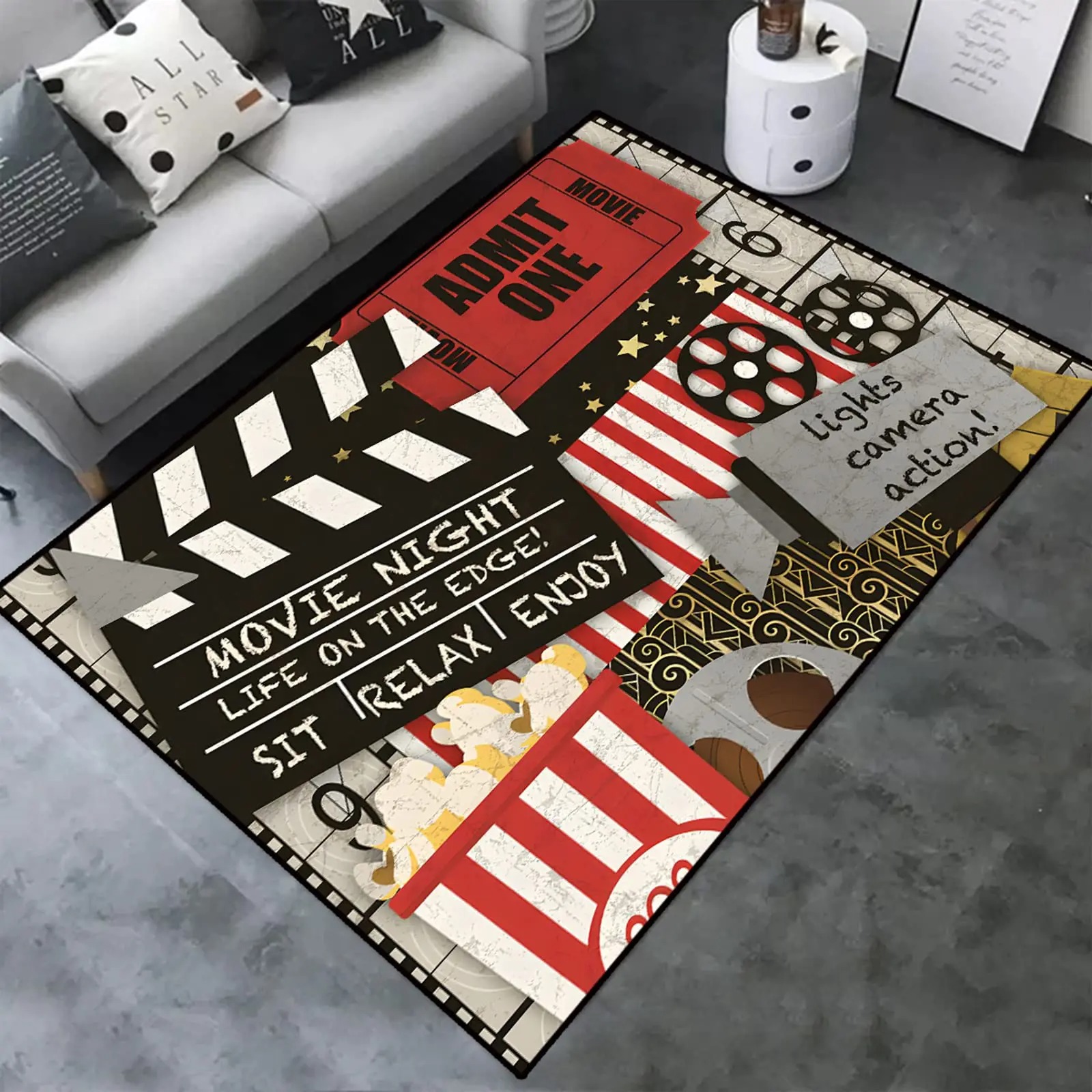 พรมปูพื้นกันพรมเช็ดเท้าหน้าประ - Home Cinema Flooring บทวิจารณ์และราคา