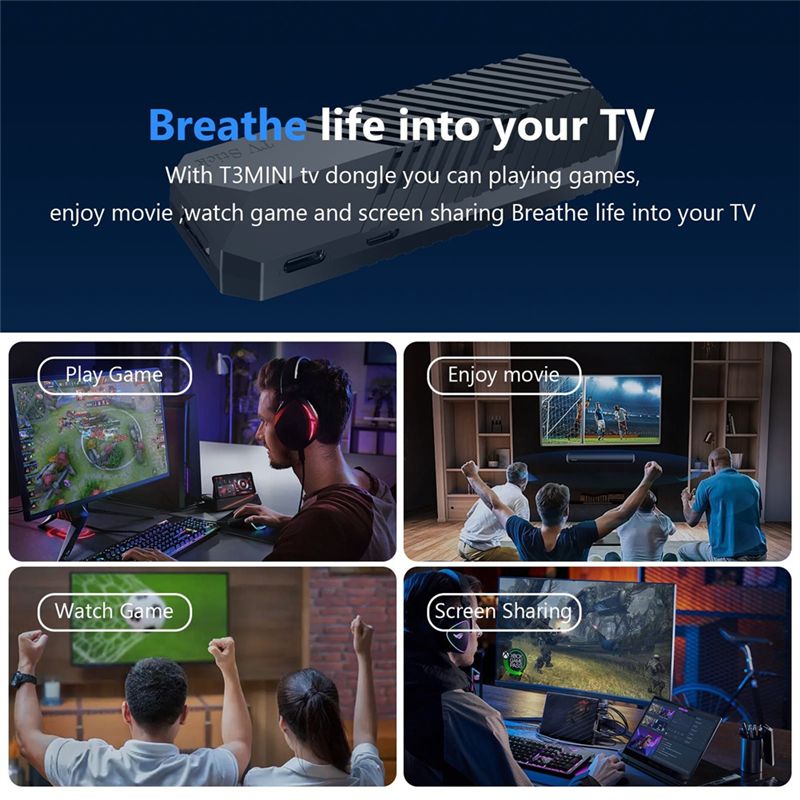 BNVN-T3mini สมาร์ททีวีสติ๊ก ระ - 4K Media Player บทวิจารณ์และราคา