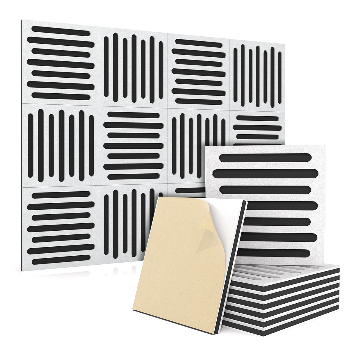 แผ่นผนังกันเสียงแบบเจาะรูแผ่นโ - Home Cinema Flooring บทวิจารณ์และราคา