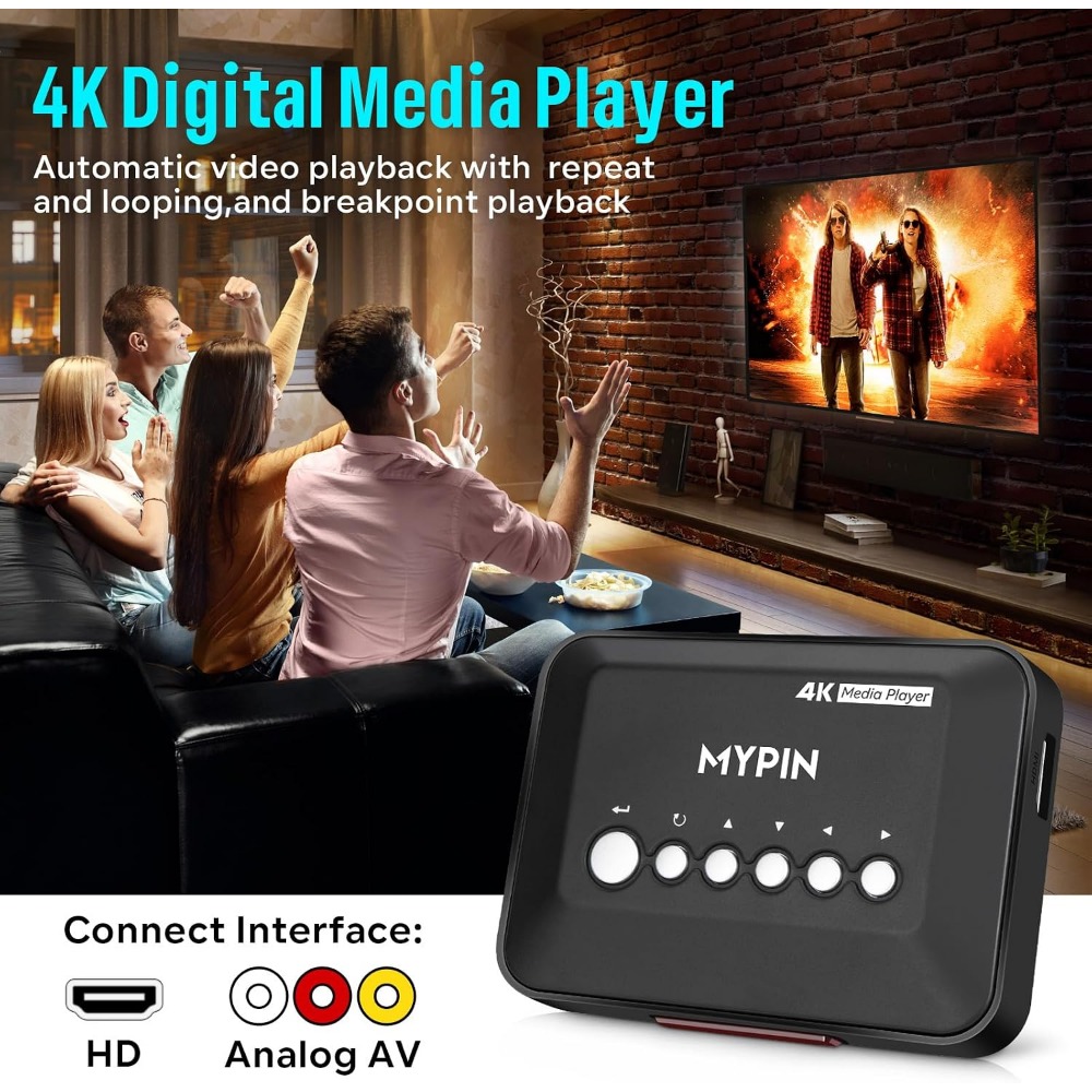 เครื่องเล่นมีเดีย HDMI 4K 30Hz - 4K Media Player บทวิจารณ์และราคา