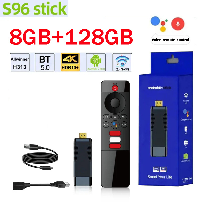 S96 TV Stick AllWinner H313 Du - 4K Media Player บทวิจารณ์และราคา