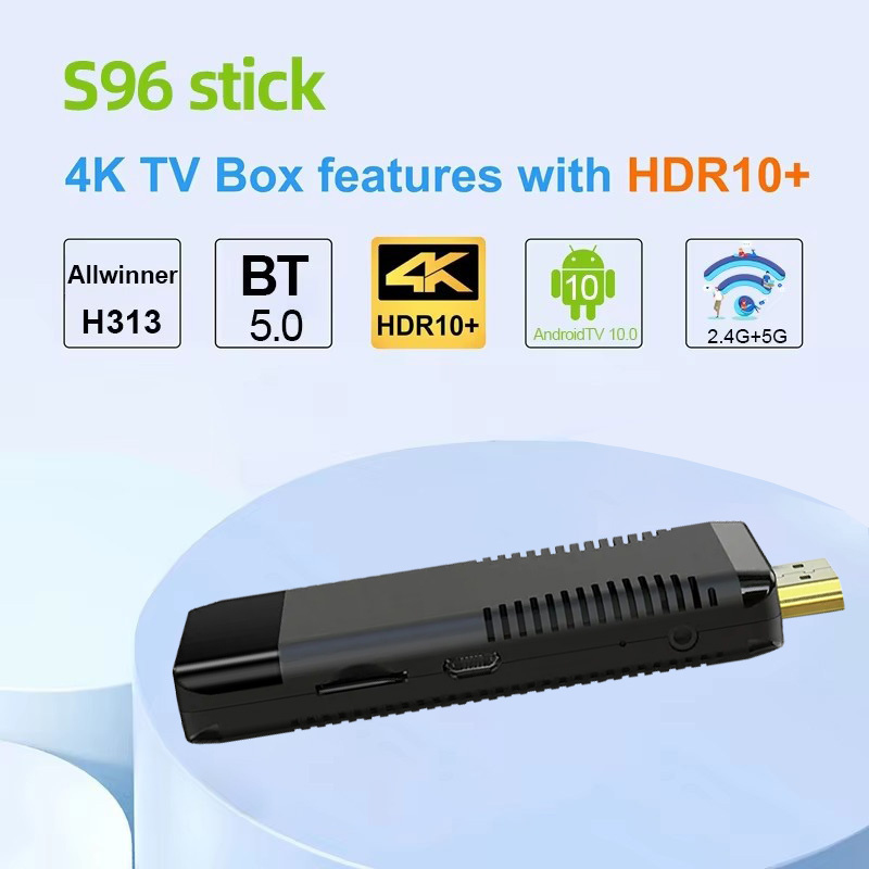 S96 TV Stick AllWinner H313 Du - 4K Media Player บทวิจารณ์และราคา