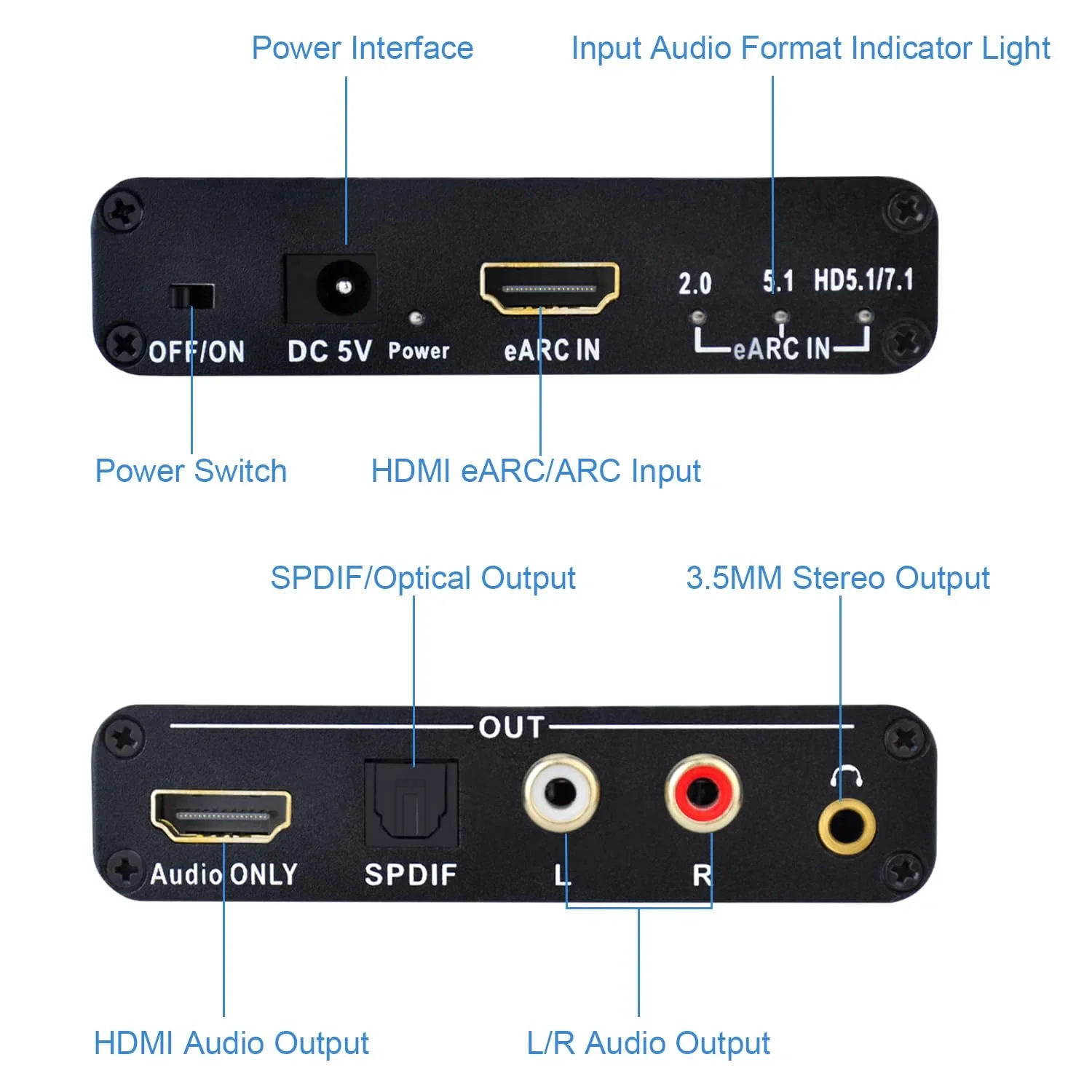 192KHz HDMI EARC ARC TO RCA Au - Hdmi Arc Cable บทวิจารณ์และราคา