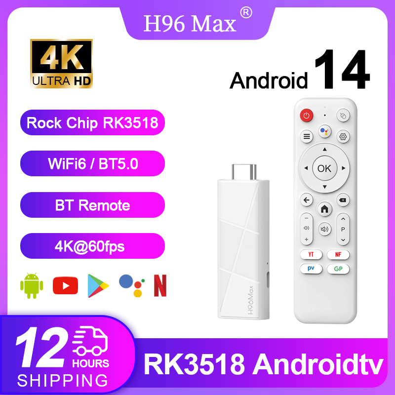 H96 MAX RK3518 Android14 สมาร์ - Home Cinema Google บทวิจารณ์และราคา