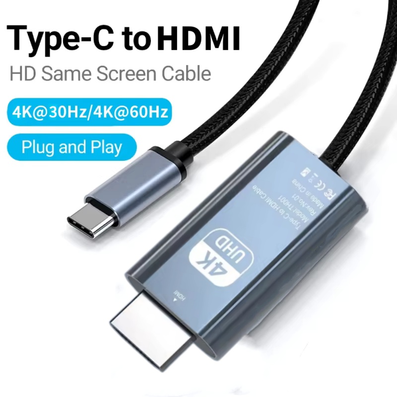 4K USB C To HDMI Cable Type-C  - Hdmi Arc Cable บทวิจารณ์และราคา
