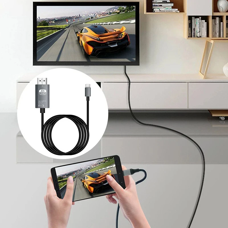 4K USB C To HDMI Cable Type-C  - Hdmi Arc Cable บทวิจารณ์และราคา