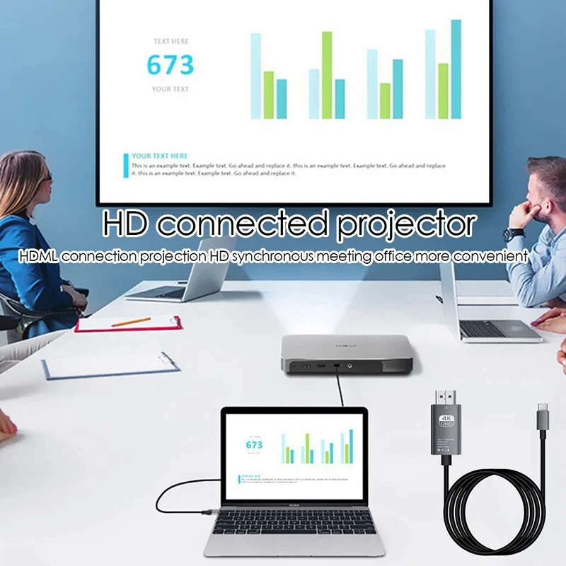 4K USB C To HDMI Cable Type-C  - Hdmi Arc Cable บทวิจารณ์และราคา