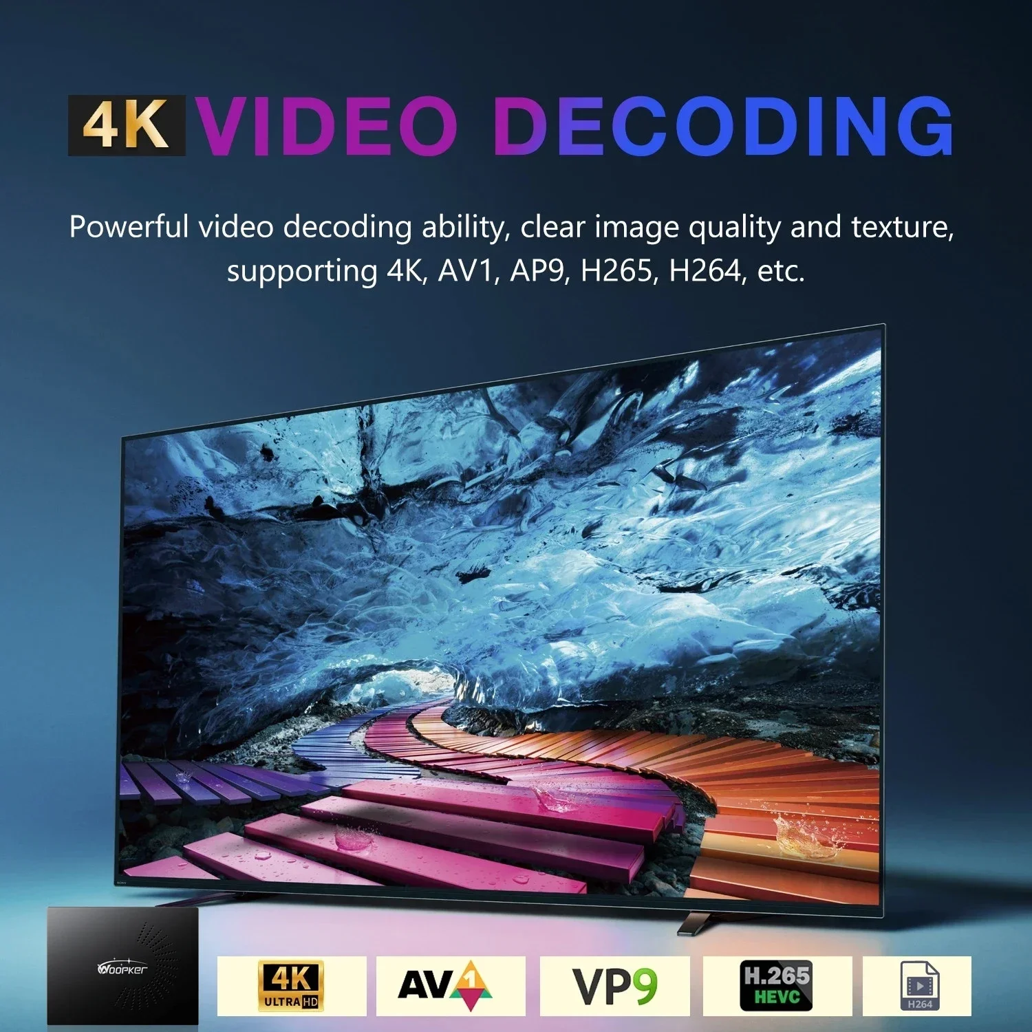 Woopker KW2 Android 14 กล่องที - Home Cinema Google บทวิจารณ์และราคา