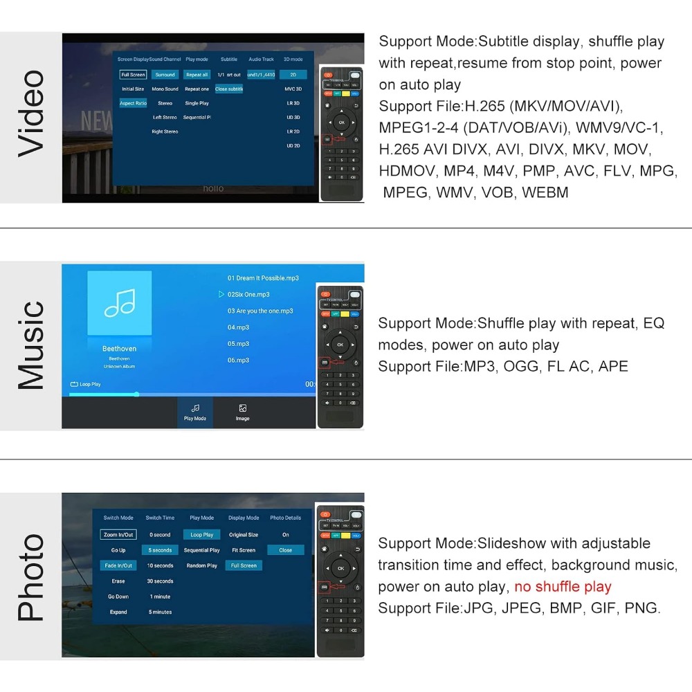 เครื่องเล่นมีเดีย 4K พร้อมฮาร์ - 4K Media Player บทวิจารณ์และราคา