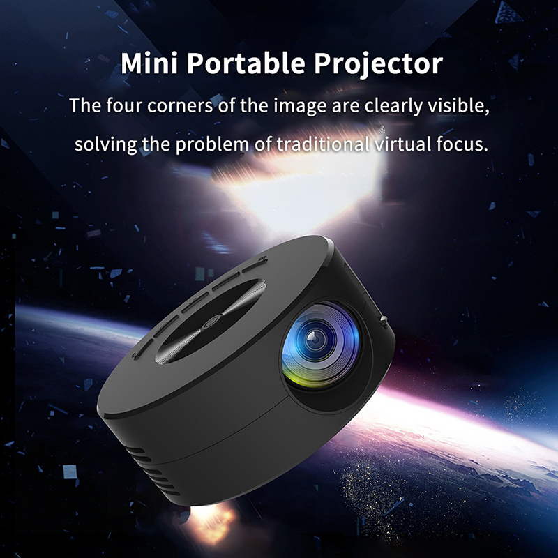 มินิโปรเจคเตอร์แบบพกพา 1920*10 - Home Cinema Projector Xiaomi บทวิจารณ์และราคา