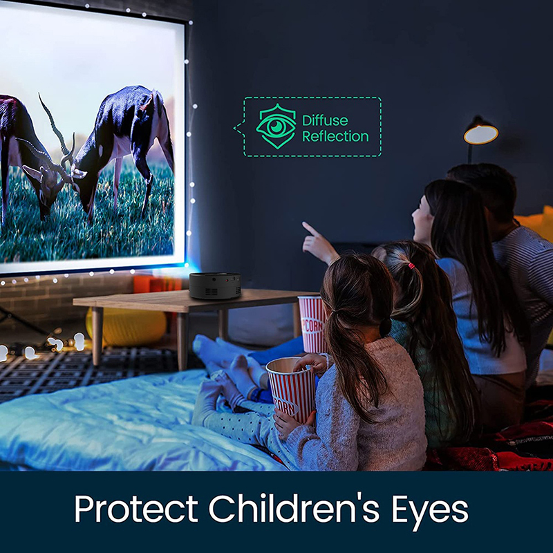 มินิโปรเจคเตอร์แบบพกพา 1920*10 - Home Cinema Projector Xiaomi บทวิจารณ์และราคา