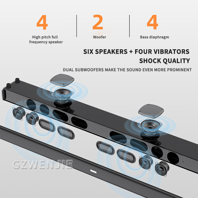ซาวด์บาร์ทีวีติดผนังสำหรับโฮมเ - Home Cinema With Wireless Rear Speakers บทวิจารณ์และราคา