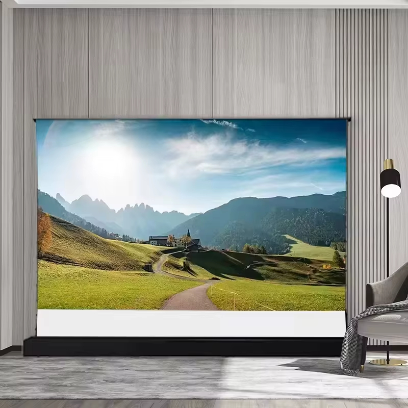 จอโปรเจคเตอร์แบบมอเตอร์ขึ้นลงอ - Home Cinema Flooring บทวิจารณ์และราคา