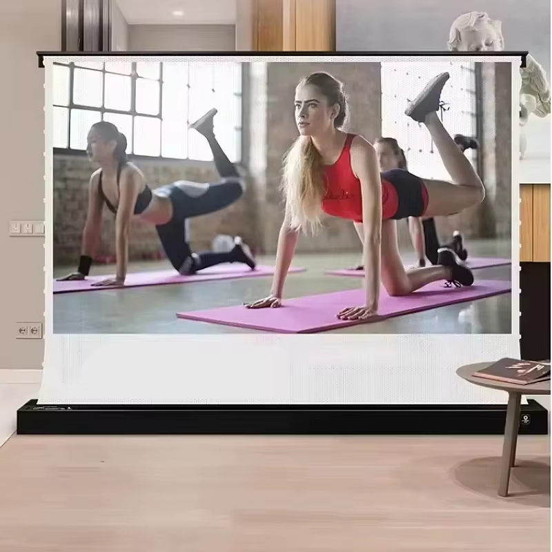 จอโปรเจคเตอร์แบบมอเตอร์ขึ้นลงอ - Home Cinema Flooring บทวิจารณ์และราคา