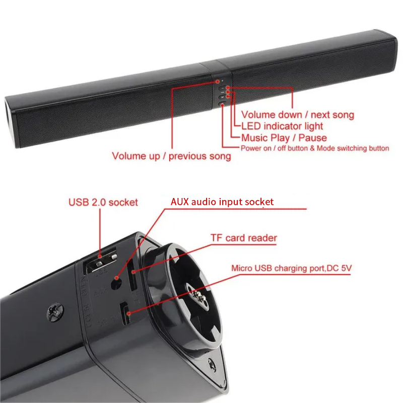 Soundbar ที่มีประสิทธิภาพเสียง - Home Cinema With Wireless Rear Speakers บทวิจารณ์และราคา