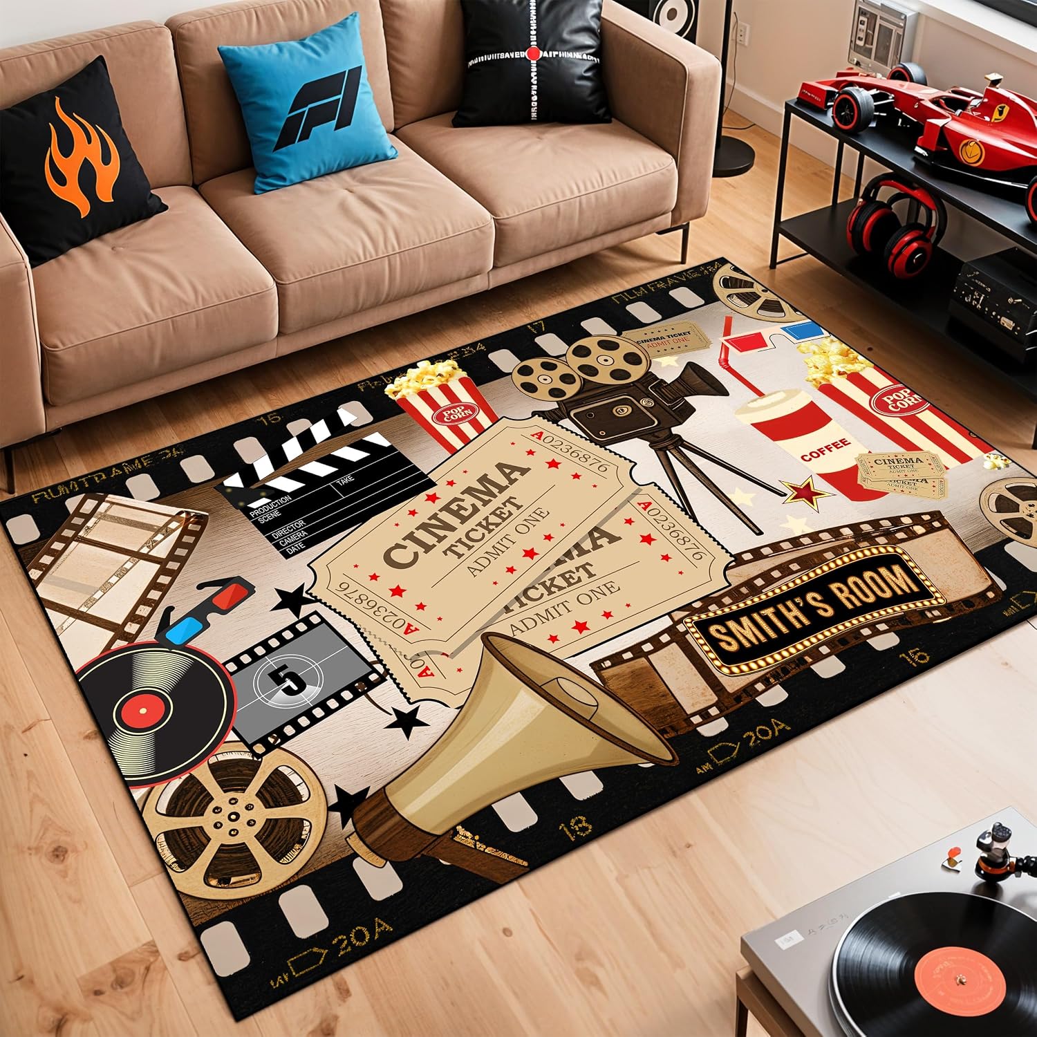 พรมปูพื้นโรงภาพยนตร์แบบสั่งทำพ - Home Cinema Flooring บทวิจารณ์และราคา