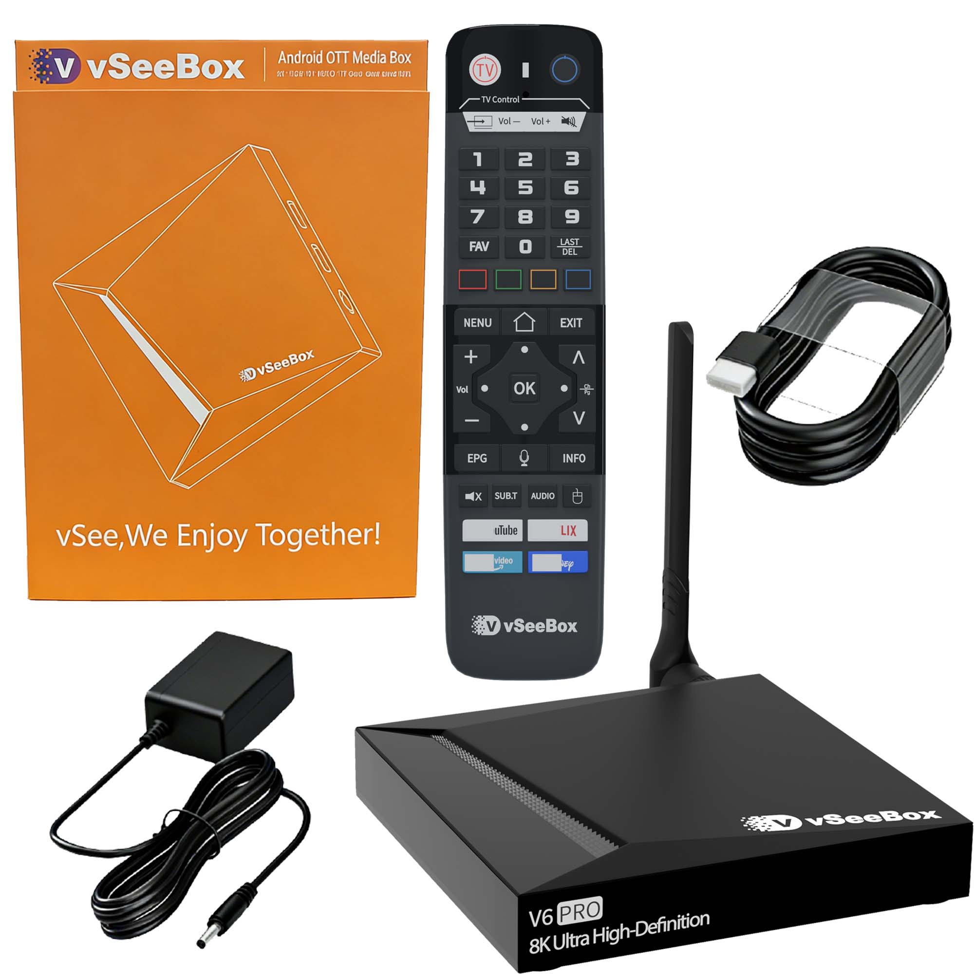 VSeeBox V6 Pro 2026 รุ่นใหม่ล่ - Home Cinema Google บทวิจารณ์และราคา