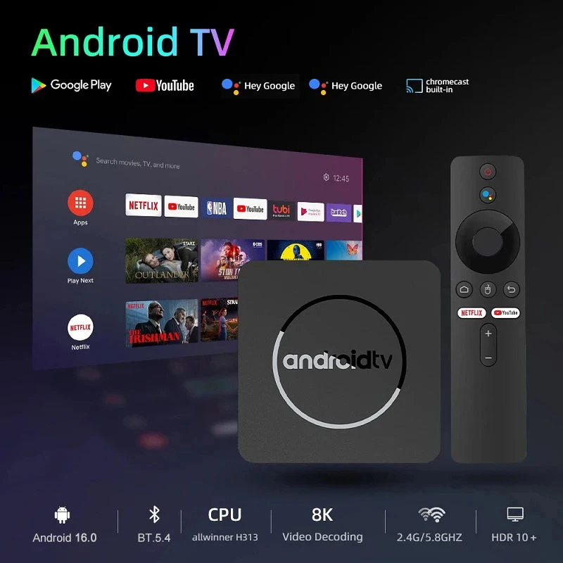 กล่องทีวีแอนดรอยด์ 16 รุ่น Q10 - Home Cinema Google บทวิจารณ์และราคา
