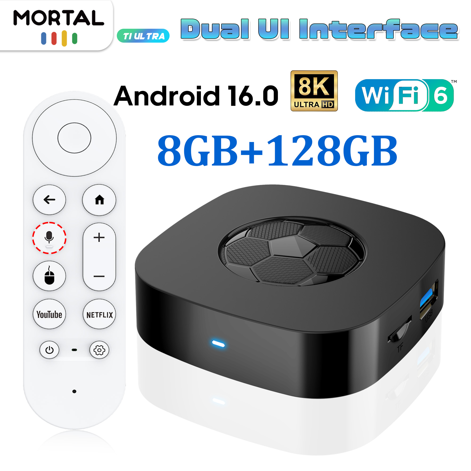 กล่องทีวีสมาร์ท 8K Ultra HD รุ - Home Cinema Google บทวิจารณ์และราคา