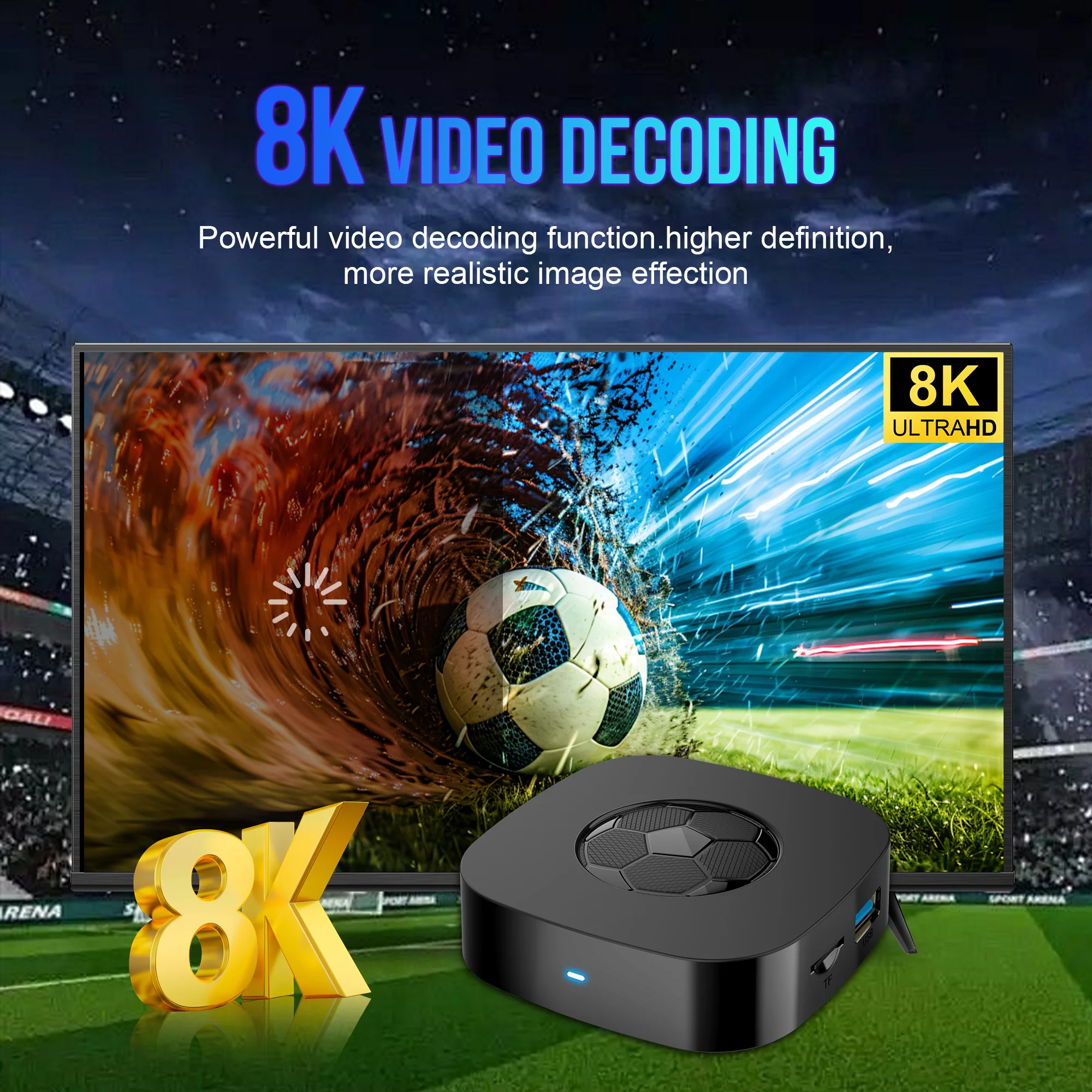 กล่องทีวีสมาร์ท 8K Ultra HD รุ - Home Cinema Google บทวิจารณ์และราคา