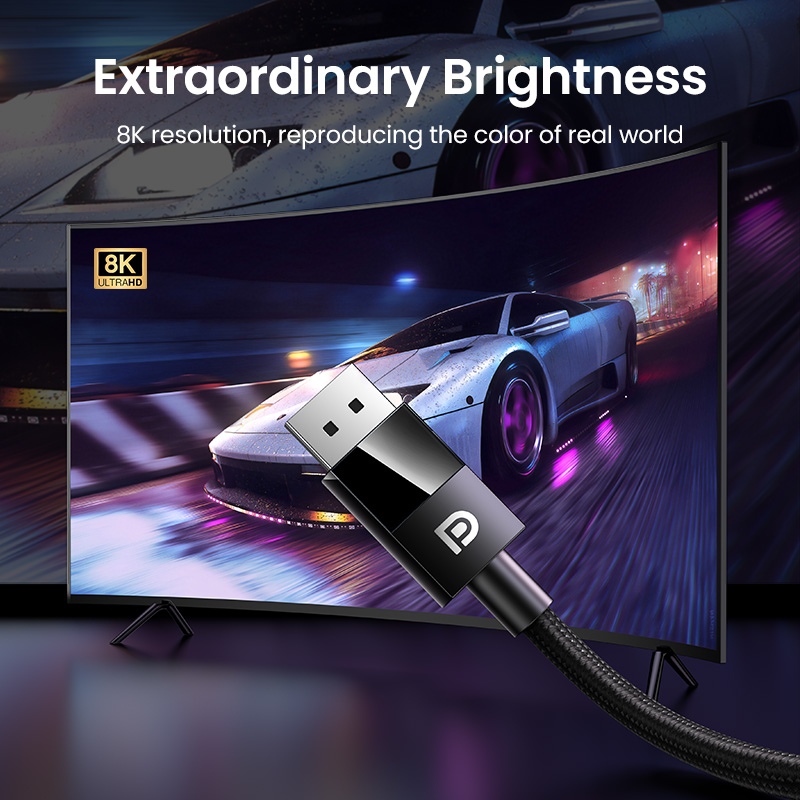 UGREEN 8K DisplayPort สำหรับที - Home Cinema Projector Xiaomi บทวิจารณ์และราคา