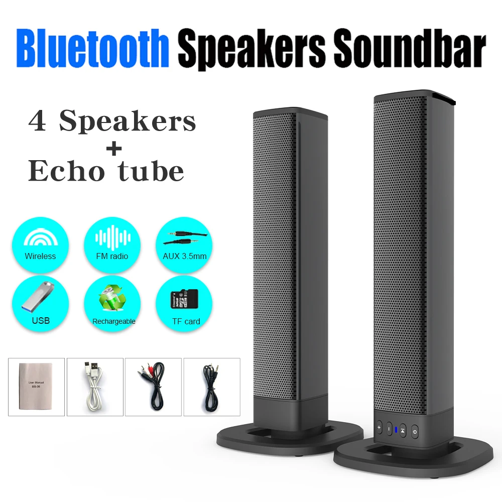 ลำโพงซาวด์บาร์ไร้สายบลูทูธสำหร - Home Cinema With Wireless Rear Speakers บทวิจารณ์และราคา